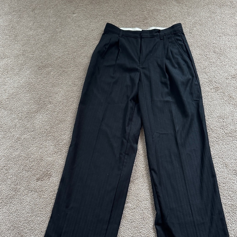 Van Heusen Black Dress Pants for Men